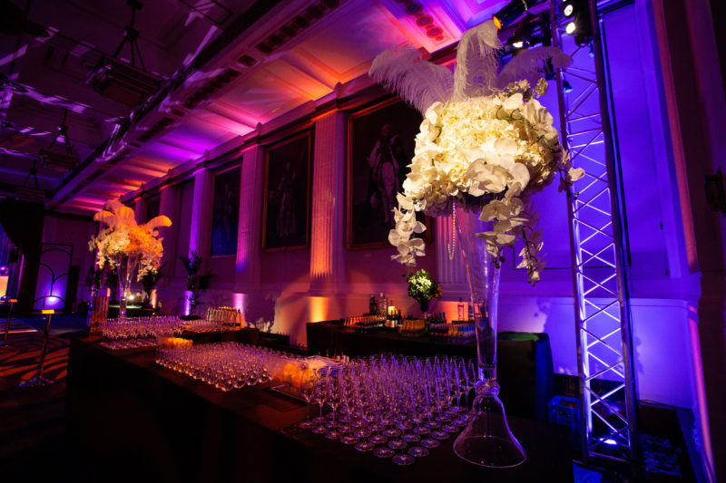 Bar set up at The Masquerade Club