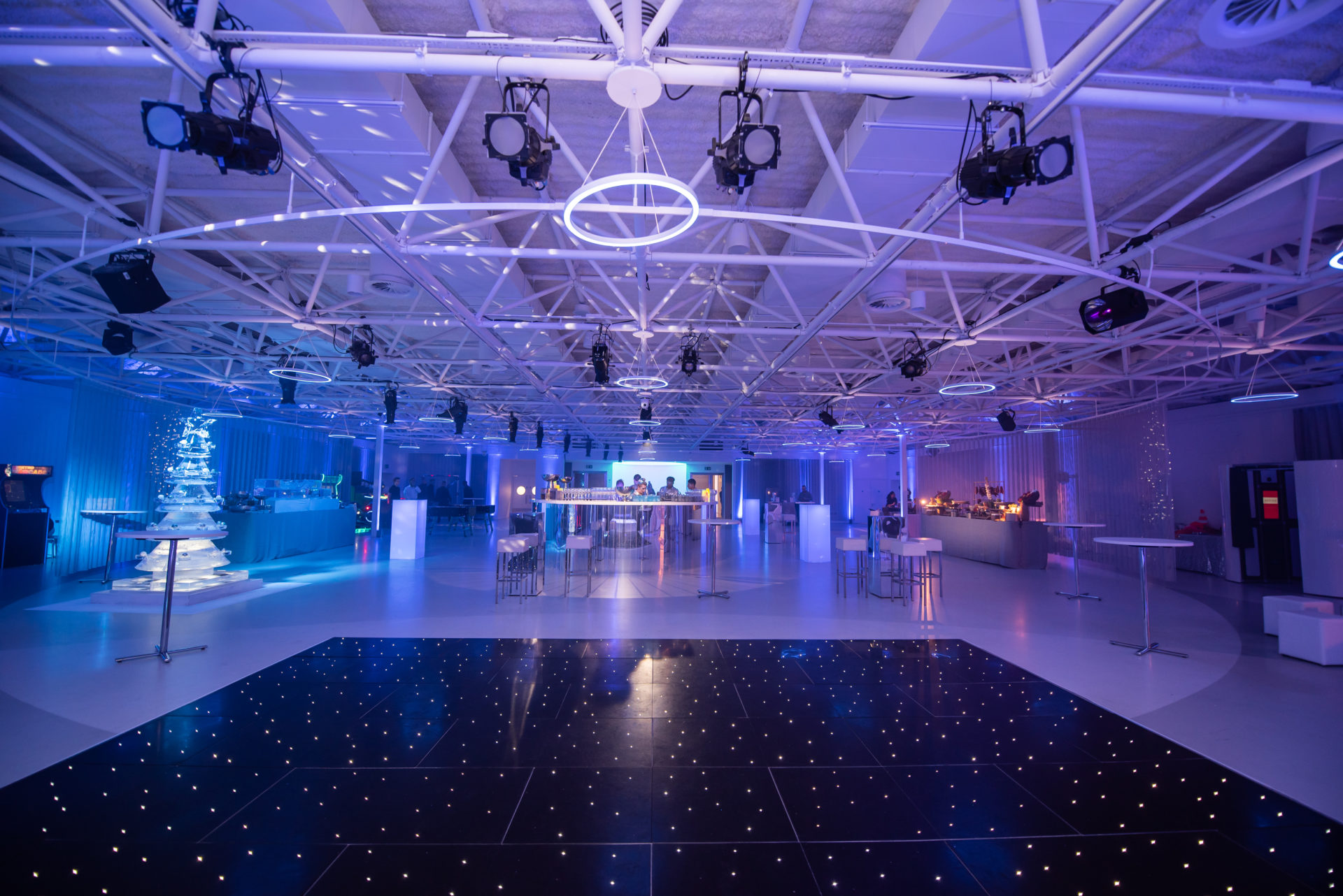 Party & Dance Floor set up at Illuminate