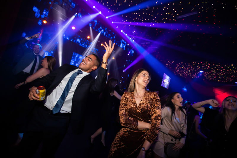 people dancing having fun at Christmas Party