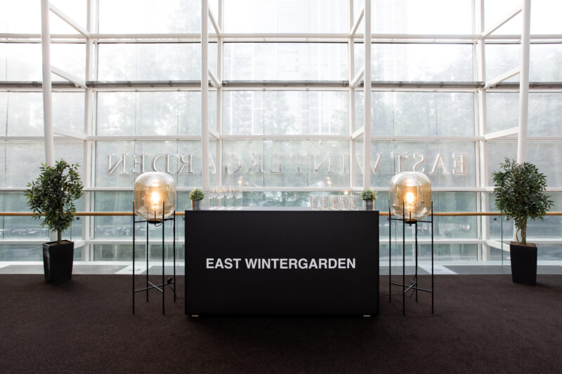 East Wintergarden bar set up