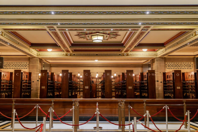 The Grand Temple Cloakroom